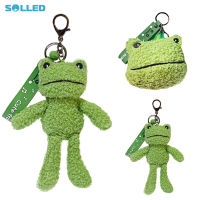 19cm Cartoon Frog Plush Doll Soft Stuffed Animal Plushies Keychain Pendant Plush Purse For Kids Gifts Keychain Decoration