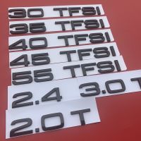 30 40 45 50 55 TFSI 1.8T 2.0T 2.4 2.8 3.0T 3.2 3.6 4.2 A3 A4L A5 A6L A7 A8L Q3 Q5 Q7 Glossy Black Emblem Badge Car Trunk Sticker