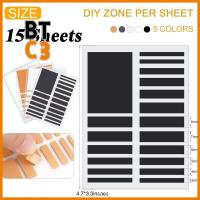 BTC3 15 Sheets ความหนา0.7มม. ตัวปรับขนาดแหวน ล่องหนแบบล่องหน ซิลิโคนทำจากซิลิโคน แผ่นลดขนาด ของใหม่ โฟมอีวีเอ แหวนยาม เครื่องประดับแหวนหลวม