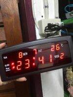 นาฬิกาดิจิตอล LED YX-3615 แขวนติดผนัง Number Clock ติดผนัง  11.2 x 4.5x 28.8 ซม.