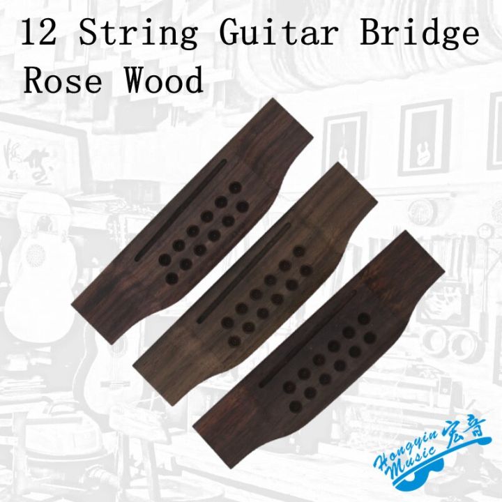 อะไหล่สะพานอเนกประสงค์12-gitar-senar-คุณภาพสูงอุปกรณ์ทึบไม้กีต้าร์โรสวูด154-41-2-9