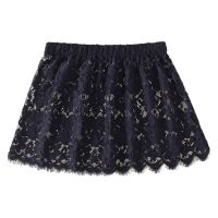 【CC】™▨  Floral Shirt Extender Adjustable Layered Faux Top Hem Lower Sweep Skirt Half Splitting Underskirt