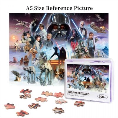 StarWars - The Force Is With You Young Skywalker Wooden Jigsaw Puzzle 500 Pieces Educational Toy Painting Art Decor Decompression toys 500pcs