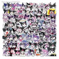 10/30/50/100PCS Sanrio Kuromi Stickers Cartoon Cute Graffiti Decals Kids Toy Gift DIY Phone Guitar Notebook Fridge Skateboard