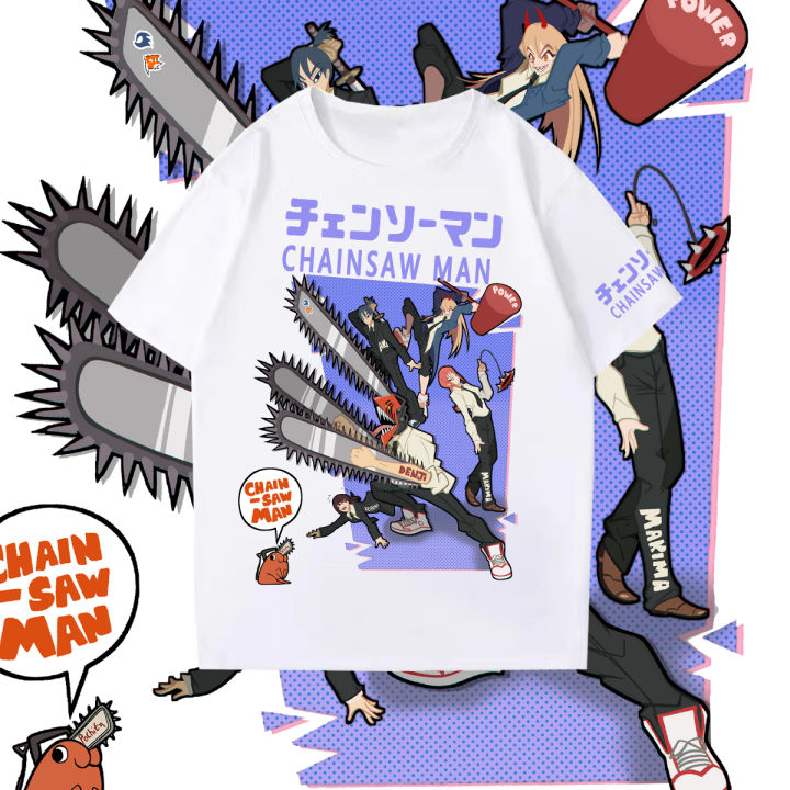 เสื้อยืดคอตตอนฤดูร้อน-เสื้อยืดคอตตอนฤดูร้อน-chainsaw-man-เสื้อยืดพิมพ์ลายฤดูร้อน-เสื้อยืดคอตตอนฤดูร้อน-s-5xl