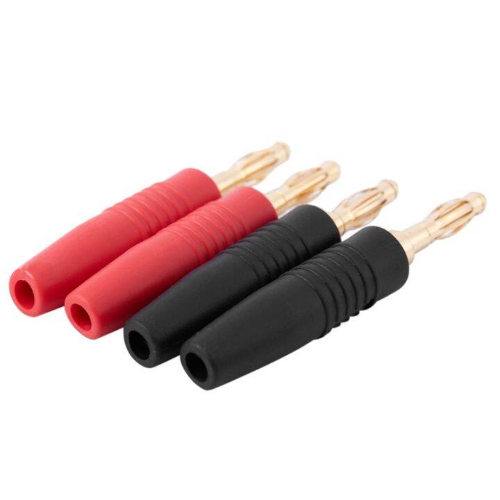 4pcs-4mm-b7-24k-gold-plated-musical-speaker-cable-wire-pin-banana-plug-connector