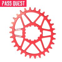 PASS QUEST 7075 Aluminum Oval Mountain Bike Narrow Chainring 30-44T Bike 0mm Offset Crank for SRAM Gx xx1 Eagle GXP