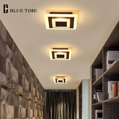 Modern Led Ceiling Lamp For Bedroom Living room Dining room Kitchen Corridor Light Indoor Ceiling Light Black&amp;White Aisle Lamp