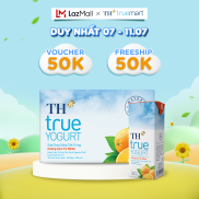 Thùng 48 hộp sữa chua uống tiệt trùng hương cam tự nhiên TH True Yogurt