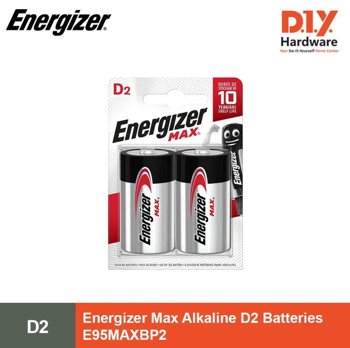Energizer Max Alkaline D2 Batteries Lazada PH
