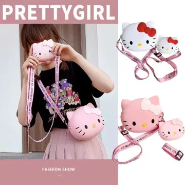 Sanrio hello kitty PU retro cute new messenger bag shoulder bag