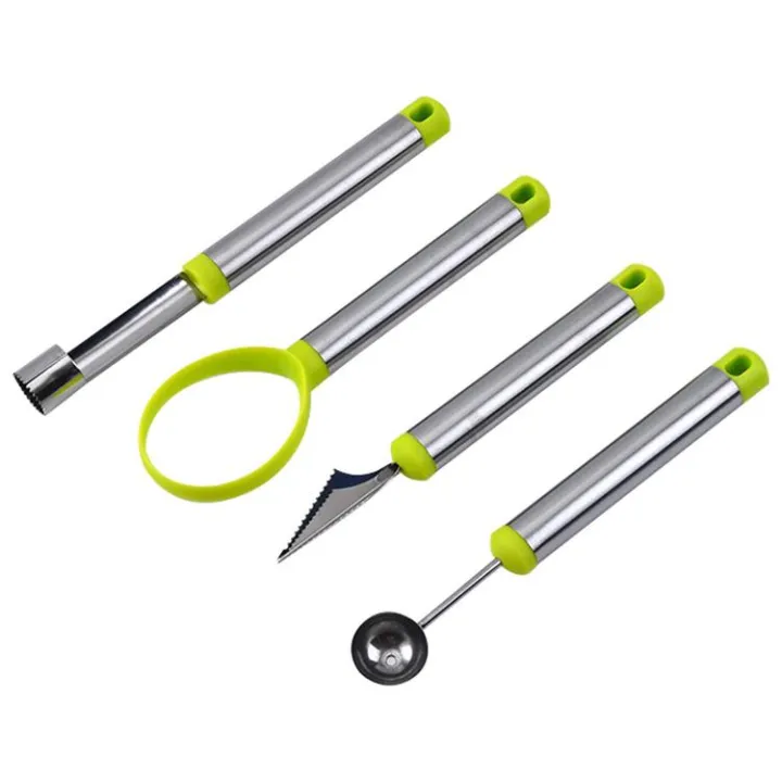 Fruit Carving Tools Set 4PCS Kitchen Food Carving Knives For Peeling