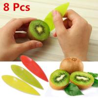 8 Pcs Multifunction Spoon Knife Household Multicolor PP Kiwi Fruit Spoons Graters  Peelers Slicers