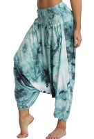 【YF】 Womens Boho Loosed Harem Yoga PantsHippie Palazzo Casual Aladdin Genie Beach PantsTraining Sports Pants