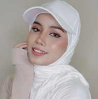 ใหม่เบสบอลหมวก Hijab ชีฟองผ้าคลุมไหล่ Tudung Sukan ผู้หญิงฟองชีฟองผ้าพันคอมุสลิมแฟชั่น Hijab