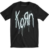 Hot sale The korn band graphic Mens 100% Cotton Round Neck Short Sleeve T-Shirt  Adult clothes