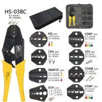 Crimping Tools HS-03BC Pliers for 2.8 4.8 6.3 VH3.96TubeInsulation Terminals Kit Multifunctional Electrical Medium-Size Clamp