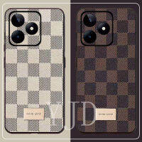 เคส YJD สำหรับ Realme C53ลายไม้ขอบนิ่มเคสโทรศัพท์กันกระแทกหรูหรา