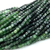 Veemake Canada Jade Natural Necklace Bracelets Earrings Ring Gemstones DIY Faceted Irregular Cube Small Beads For Jewelry Making Cables