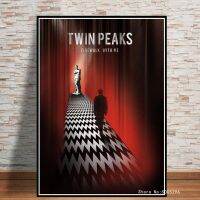 โปสเตอร์ Twin Peaks ซีรีส์ทางโทรทัศน์แสดงศิลปะภาพวาดผืนผ้าใบภาพยนตร์คลาสสิกรูปภาพติดผนังสำหรับห้องนั่งเล่นตกแต่งบ้าน69F 0726