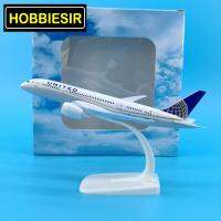 【COOL】 Mamas &amp; Babies เครื่องบินอัลลอยขนาด20ซม. เครื่องบิน1/400 Boeing787เครื่องบินโมเดลเครื่องบิน W ฐานขึ้นรูปเครื่องบินของขวัญสำหรับ