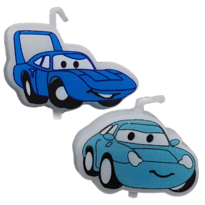 car-with-smiley-face-birthday-candle-cartoon-cake-decoration-plug-in-cute-sports-car-child-boy-gift