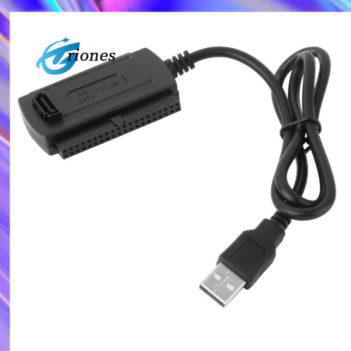 usb-2-0ไปยังสายเคเบิล-sata-ตัวแปลงการ์ดเชื่อมต่อ-ide-สำหรับแผ่นฮาร์ดไดรฟ์