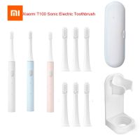 ❡◈ Xiaomi Mijia T100 Sonic Electric Toothbrush Mi Smart Tooth Brush Colorful USB Rechargeable IPX7 Waterproof For Toothbrushes head