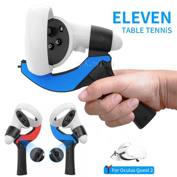 Table Tennis Paddle Grip Handle for Oculus Quest 2 Controllers Playing Eleven Table Tennis VR