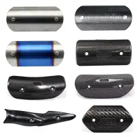 Motorcycle exhaust system muffler Middle Cover For Honda cb400 sf cb1300 crf 450 cbr 600rr zoomer cbf 1000 cb650f vtx 1300