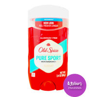 Old Spice Deodorant Puresport 68g โอลด์สไปซ์ ดีโอโดแร้น ผลิตภัณฑ์ระงับกลิ่นกาย 68g กลิ่นเพียวสปอร์ต