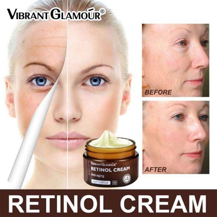 Vibrant Glamour Anti Aging Retinol Cream 30g face cream Whitening ...