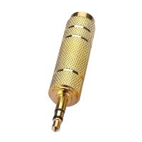 6.35mm Male Plug To 3.5mm Female Connector Earphone Amplifier Audio Adapter Microphone AUX 6.3 3.5 Mm Converter