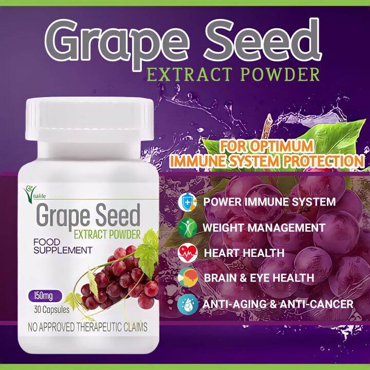 [HEALTH ENTERPRISES] Uno Grapeseed Extract Better Than Puritan's Pride