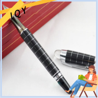 เครื่องแปลงปากกาคลาสสิกสี่เหลี่ยมสีดำเรียบปากกาหมึกซึมการออกแบบที่หรูหราสำนักงานปากกาสี่เหลี่ยมสีดำ