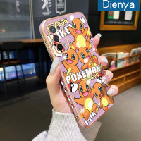 Dienya เคสสำหรับ OPPO A74 5G A54 5G ใหม่เคสการ์ตูน Pokemon กรอบสี่เหลี่ยมเคลือบพื้นผิวเคสนิ่มซิลิกาเจลกันกระแทกเคสมือถือรวมทุกฝาครอบป้องกันเลนส์กล้องถ่ายรูป