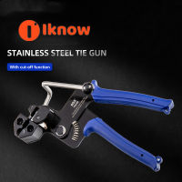 I Know Stainless Steel Cable Tie Tool Wrap Tool Metal Zip Tie Tightener Tensioning &amp; Cutting Functional Cable Tie Tool