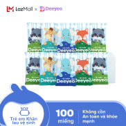 Deeyeo Trẻ em Khăn lau vệ sinh không chứa cồn an toàn sức khỏe và khăn lau