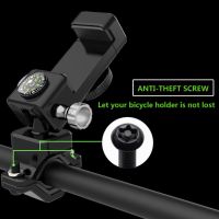 Bike Phone Stand Shockproof GPS Navigation Plate Bracket Anti-drop Mobile Phone Support 360 Degree Rotating for Bicycle MTB Bike