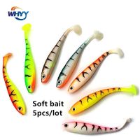 【hot】✜❈ WHYY 1/5Pcs Soft Bait 7cm/2.1g T-tail Fisheye Full-water Fishing Colors Lures Sets