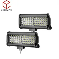 ( Pro+++ ) ไฟตัดหมอกสปอร์ตไลท์ LED สี่แถว 144W สำหรับรถออฟโรด（448144） ราคาคุ้มค่า ชิ้น ส่วน ไฟ ตัด หมอก ไฟ ตัด หมอก led ไฟ ตัด หมอ กวี โก้ ไฟ ตัด หมอก โปรเจคเตอร์