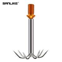 SANLIKE Anchor Squid Cuttlefish Umbrella Fishing Hook Fishing Chapter Stainless Steel Sea Fishing Hook with 1/2 UNC