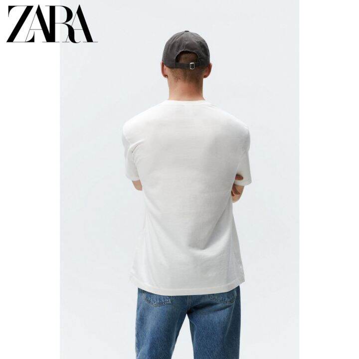 เสื้อยืดแขนสั้นผู้ชายพิมพ์ลาย-zara-nubi-6224420-251