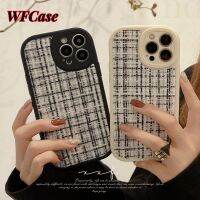 WFCase สำหรับ iPhone 14 Pro Max Plus 13 Pro Max 12 Pro Max 11 Pro Max 8 7 Plus Mini Minimalist ขาวดำเคสโทรศัพท์แว่นใหญ่เคสป้องกันกล้องแบบเต็ม