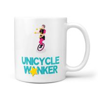 หยาบแบบตลก Unicycle Wanker ถ้วยของขวัญหยาบคายนำเสนอ Uniclisters ละครสัตว์