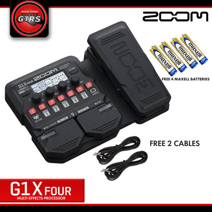 Zoom G1X Four Guitar MultiEffects Processor with BuiltIn Expression Pedal Lazada PH