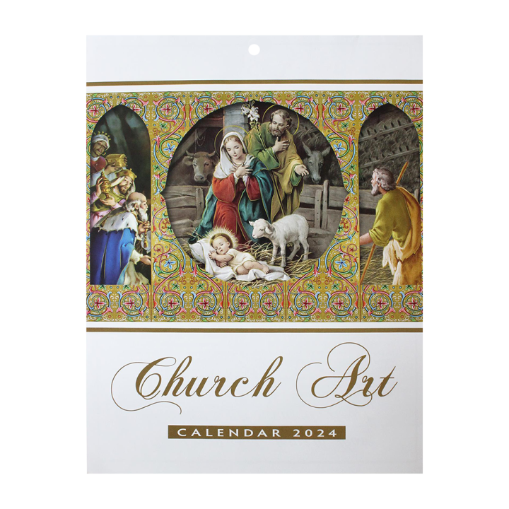 Calendar 2024 (Church Art Design B) Lazada Singapore