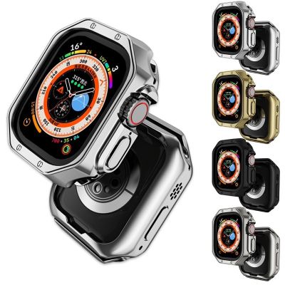 For Apple Watch Ultra 49mm Case TPU Bumper cover for iwatch se 8 7 6 5 4 45mm 44mm 41mm 40mm 42mm 38mm case no screen protector