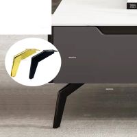 【LZ】♞❄⊙  Pés do sofá do metal para a mobília pés da substituição pés da tevê armário cama secretária de vestir pé da mesa de café do ferro ouro preto hardware home 4pcs