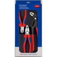 Knipex set ชุดคีมขายดี  (คีมปากจิ้งจก คีมปากเฉียง คีมCobraถอดปั๊มน้ำ) 002009V01